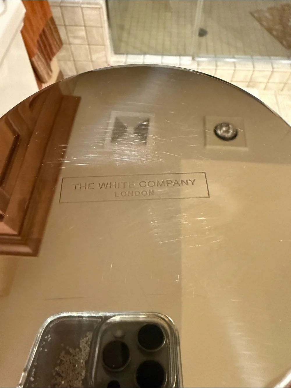 The White Company Three-Wick Autumn Scented Candle - White Glass